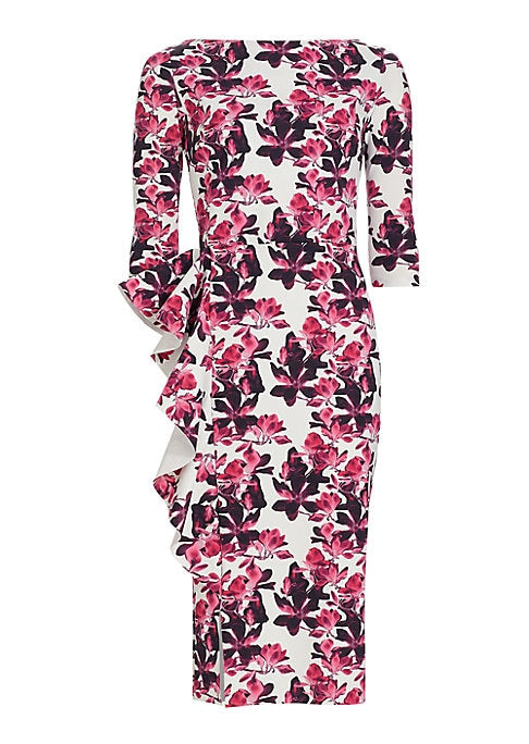 Floral Ruffle Elegance Dress