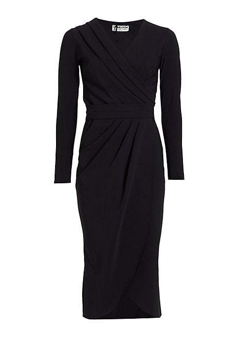 Chic Pleated Cocktail Dress