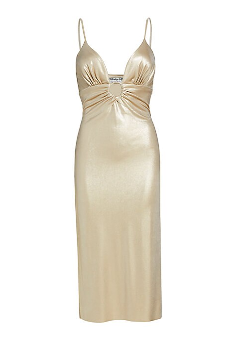 Lustrous Midi Sheath Dress