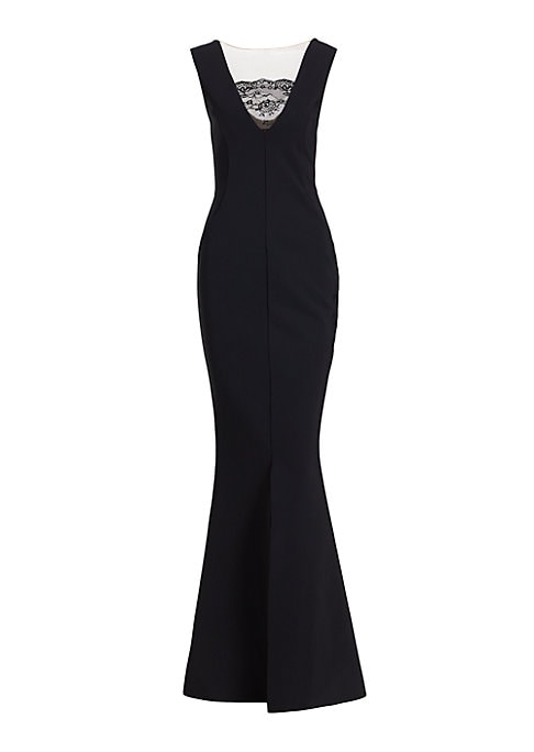 Lace V-Neck Elegance
