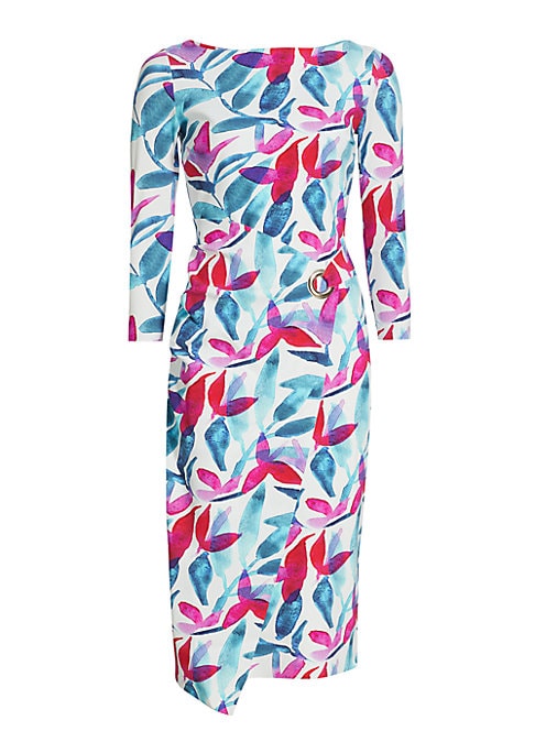 Floral Elegance Wrap Dress