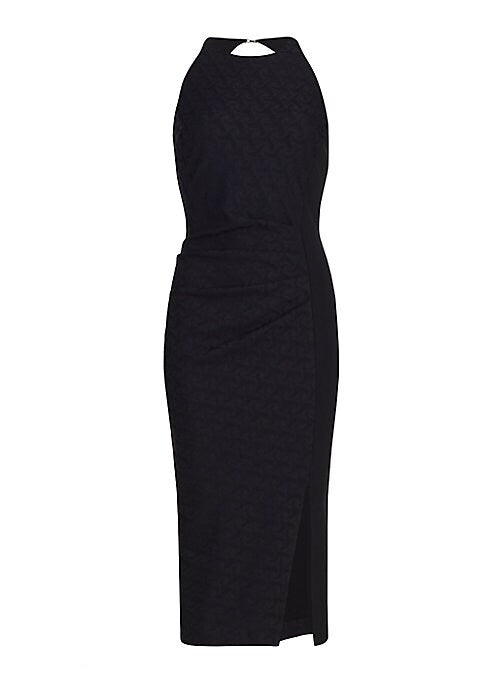 Sleek Cut-Out Midi Dress