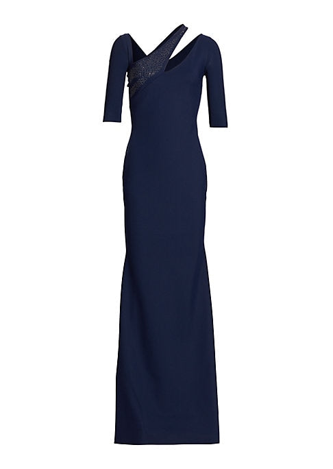 Chic Cut-Out Evening Gown