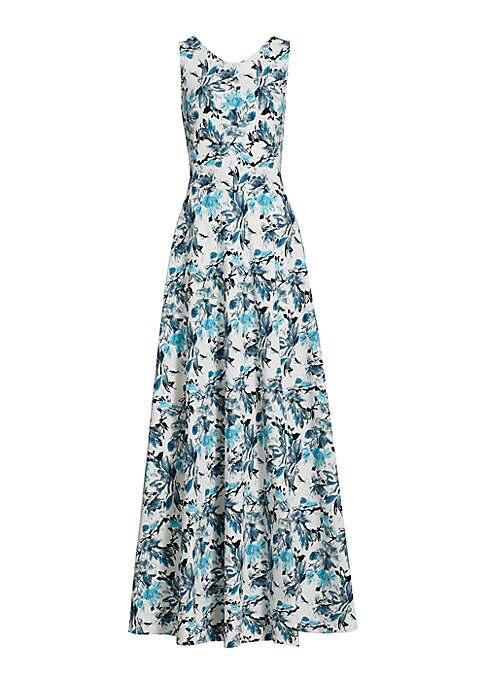 Elegant Floral A-Line Dress