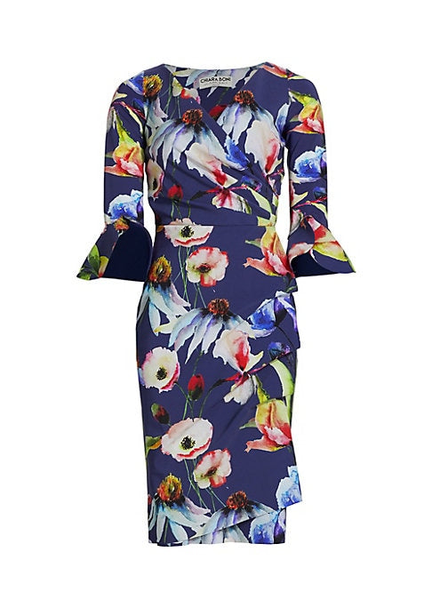 Floral V-Neck Elegance