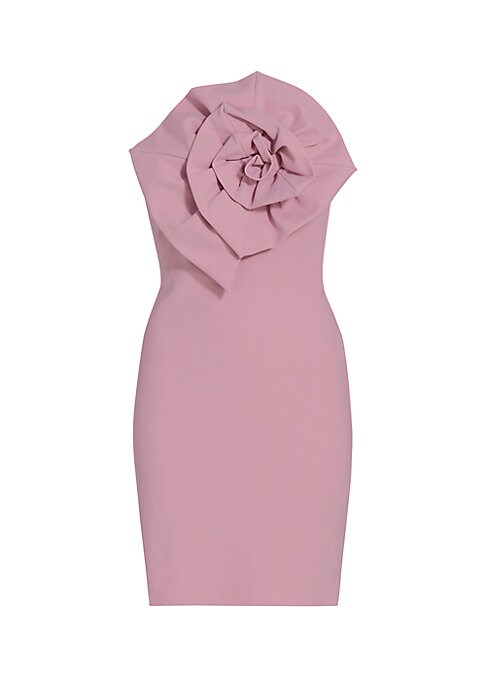 Flower Adorned Jersey Dress