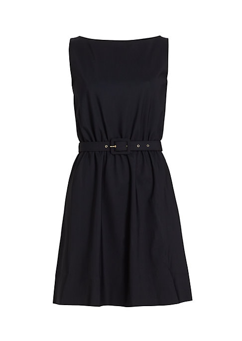 Belted Jersey Minidress