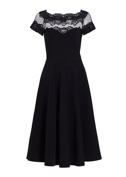 Lace & Net Flare Dress