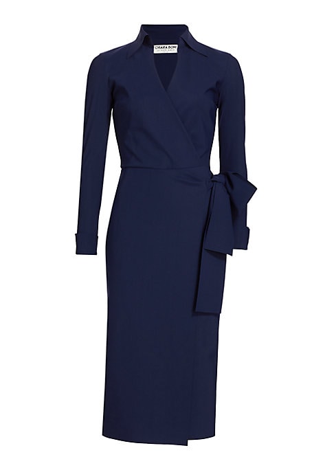 Chic Wrap Jersey Dress