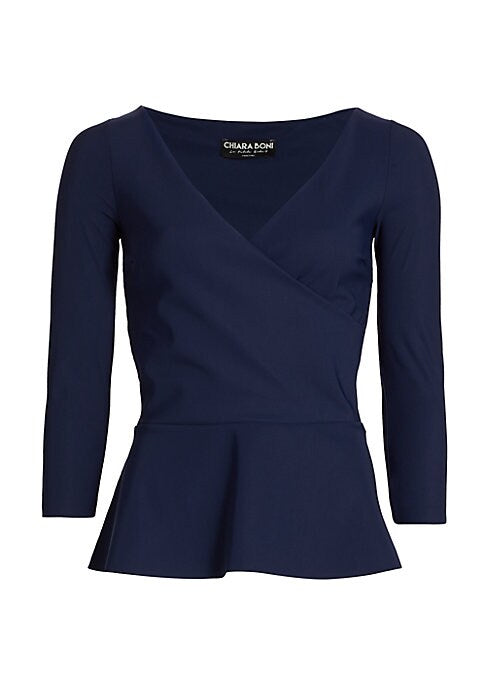 Stylish Peplum V-Top