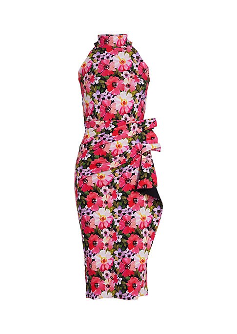 Daisy Charm Halter Dress