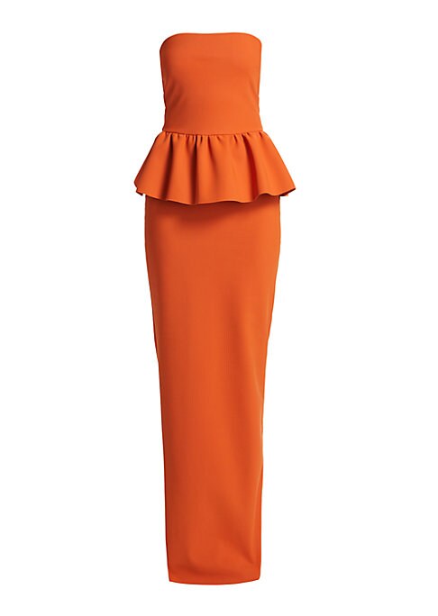 Elegant Peplum Evening Dress
