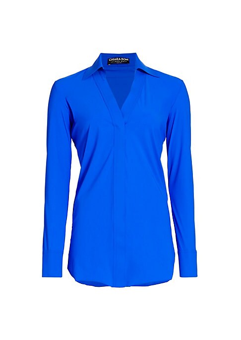 Dramatic Collar Blouse
