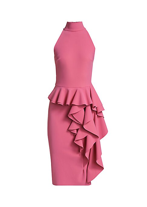 Elegant Ruffle Sheath Dress