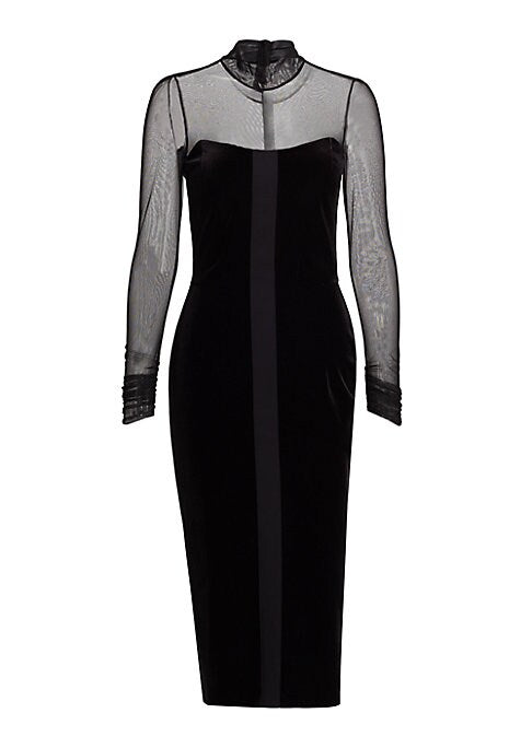 Velvet Illusion Dress