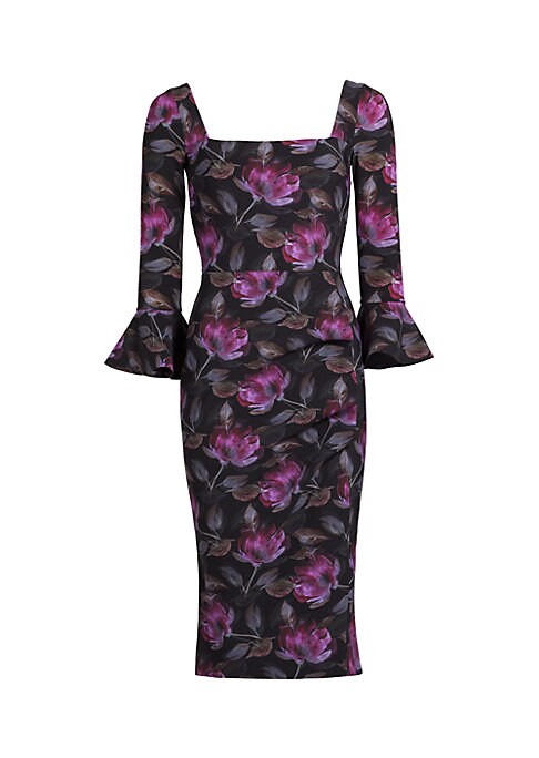 Floral Elegance Midi Dress