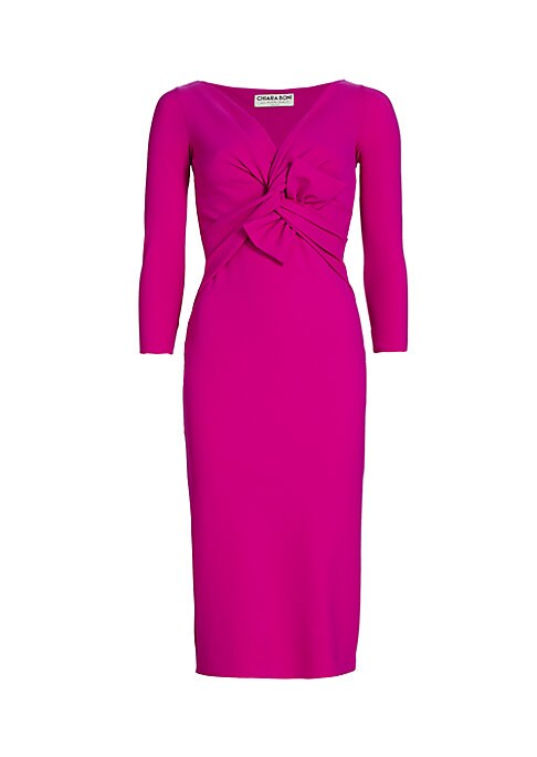 Twisted Elegance Midi Dress