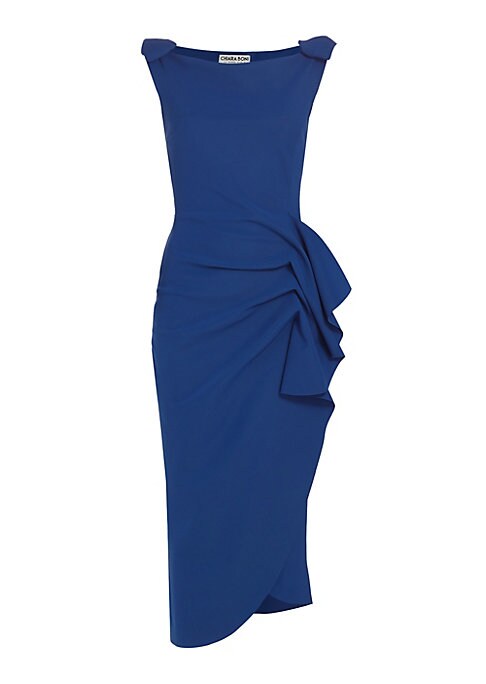 Ruffled Elegance Midi Dress