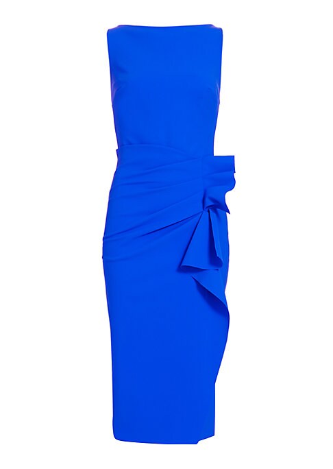 Gathered Elegance Sheath Dress
