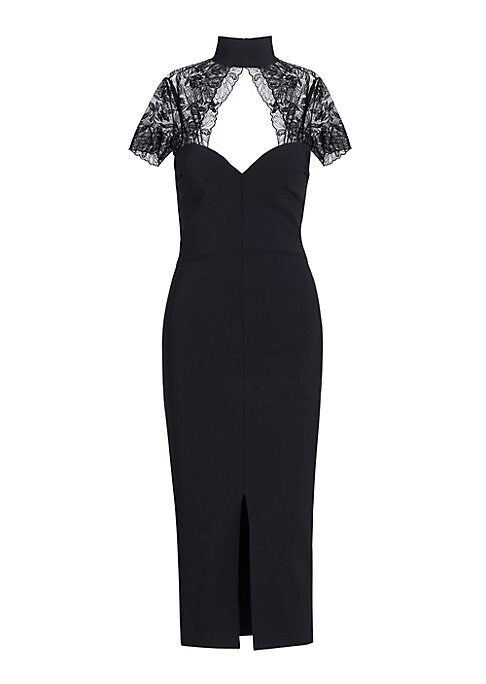Lace Elegance Midi Dress