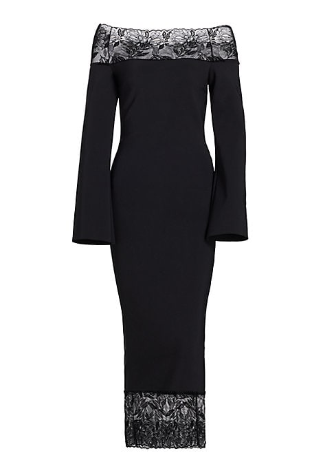 Lace Elegance Midi Dress