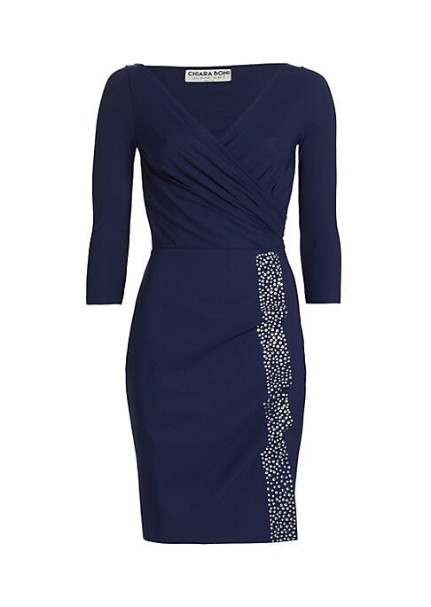 Chic Surplice Mini Dress