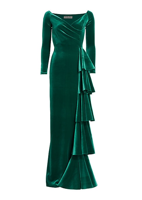 Velvet Elegance Gown