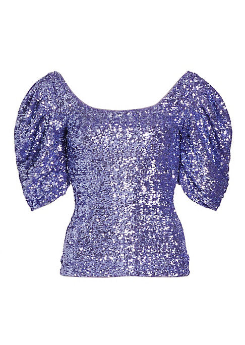 Sparkling Puff Sleeve Top