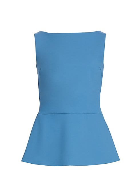 Elegant Peplum Jersey Top
