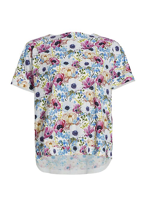 Floral Boatneck Tee