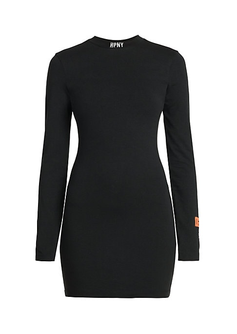 Embroidered Stretch Minidress