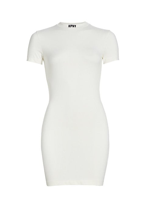 Embroidered Mini Dress