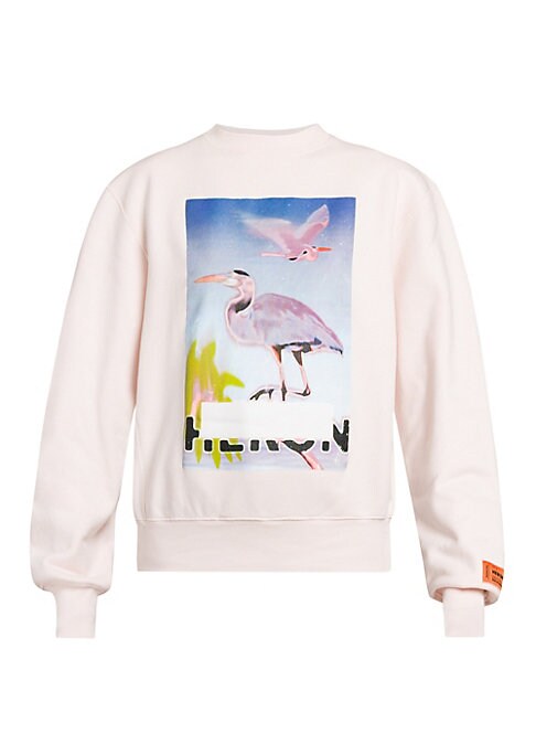 Censored Bird Graphic Sweatshirt