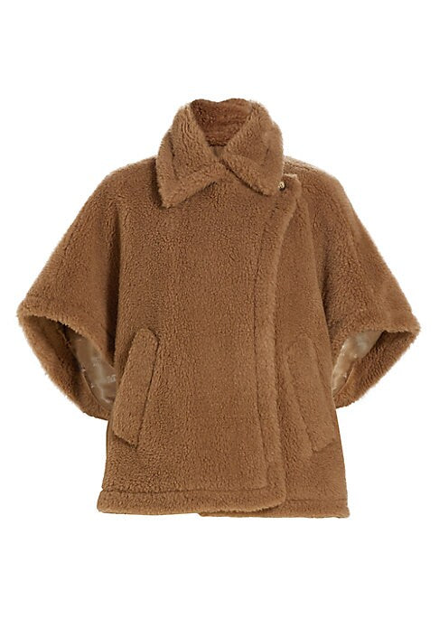 Cozy Camel Cape Coat