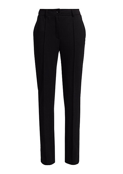 Pintuck Tailored Wool Trousers