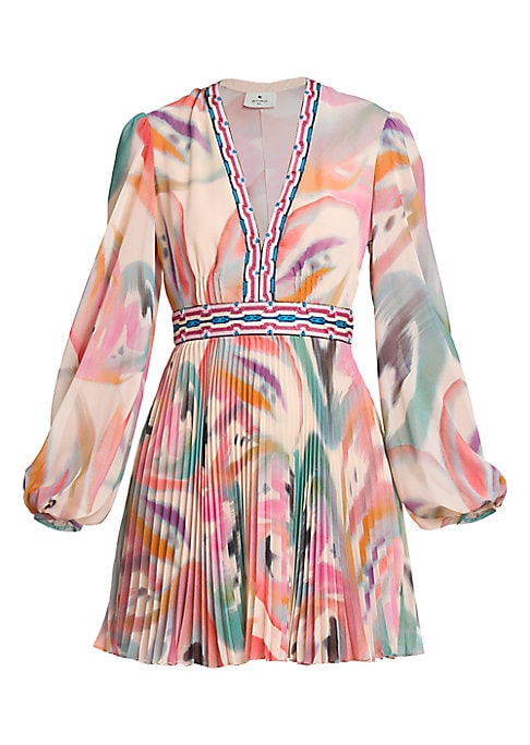 Butterfly Print Minidress