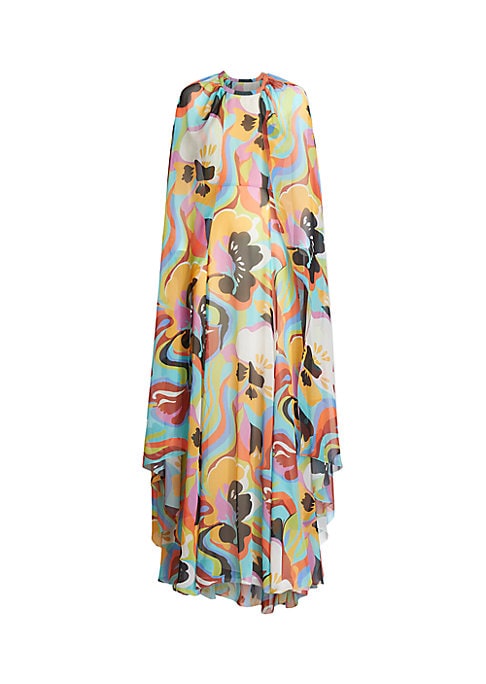 Floral Cascade Gown
