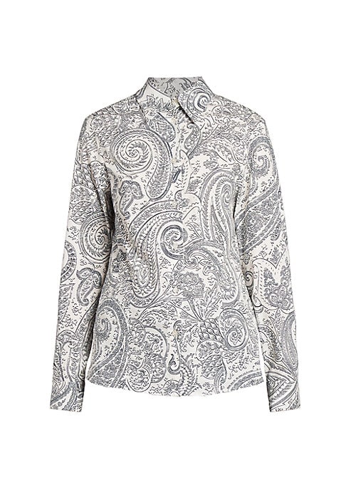 Vibrant Print Button-Up