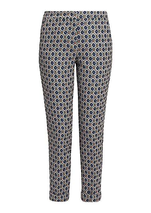 Floral Chic Crop Pants
