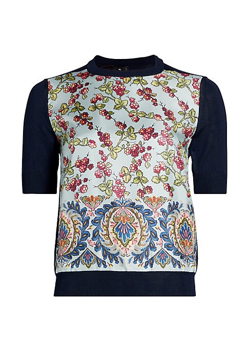 Silk Blossom Crop Top