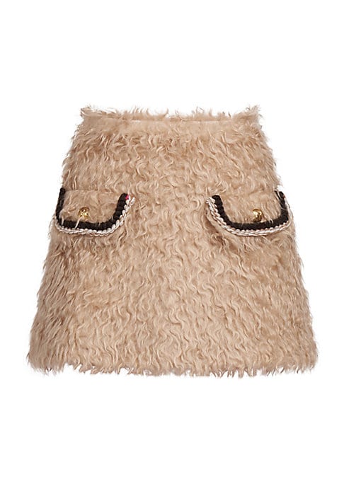 Fluffy Chic Pocket Skirt