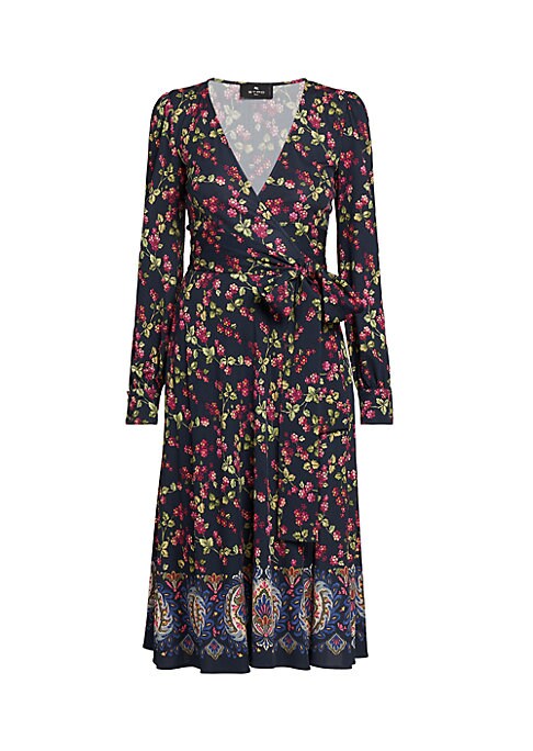 Berry Blossom Wrap Dress