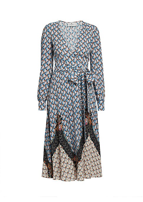 Lattice Wrap Dress