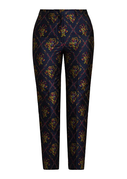 Floral Charm Crop Pants
