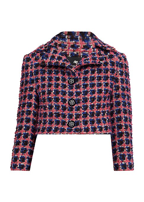 Chic Cropped Tweed Jacket