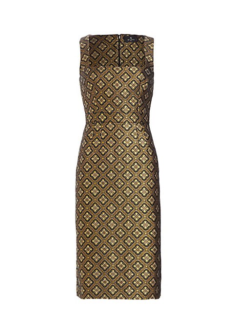 Metallic Tapestry Dress