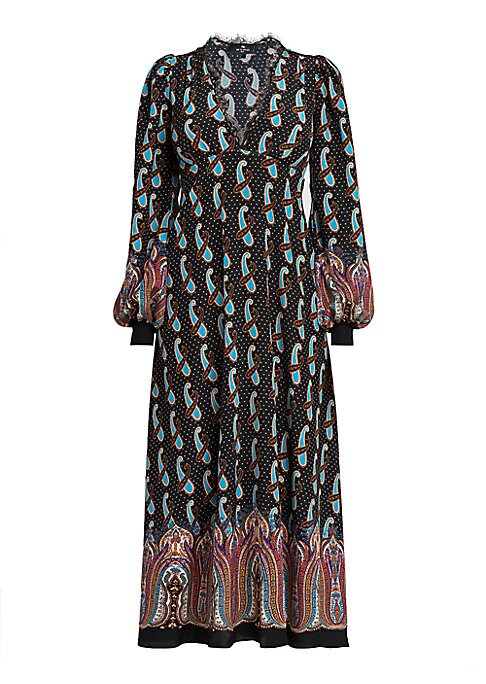 Charming Silk Maxi Dress