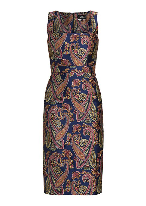 Vibrant Paisley Dress
