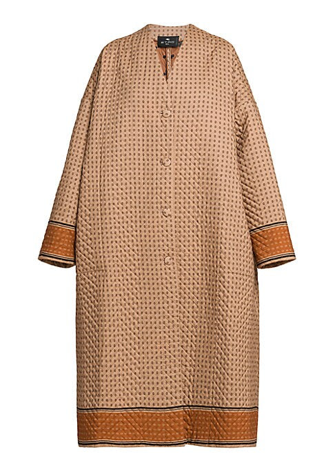 Quilted Luxe Overcoat