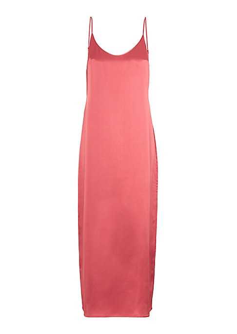 Sleek Silk Evening Dress